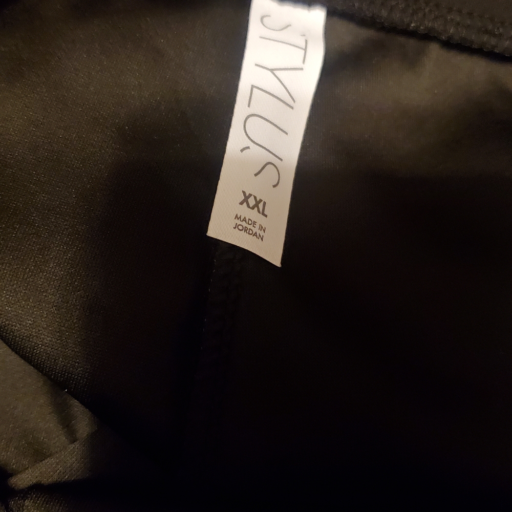 Stylus Black XXL Wide Leg Joggers